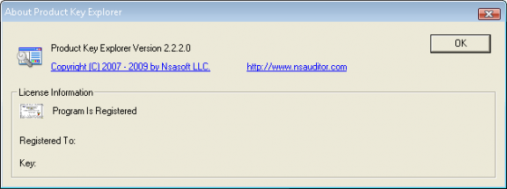 Product Key Explorer 2.2.2.0