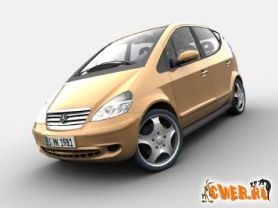 Mercedes A class 3dsmax model