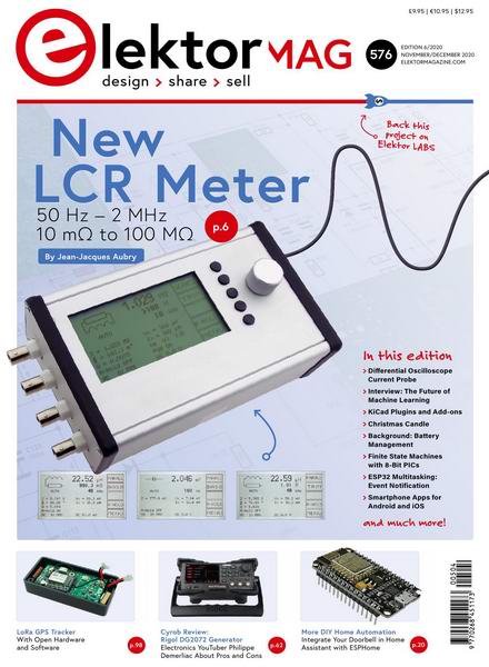 Elektor Mag Elektorlabs Elektor Electronics №6 2020 №504 Volume 48 Edition 6 November-December English