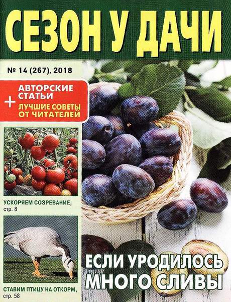 журнал газета Сезон у дачи №14 июль 2018