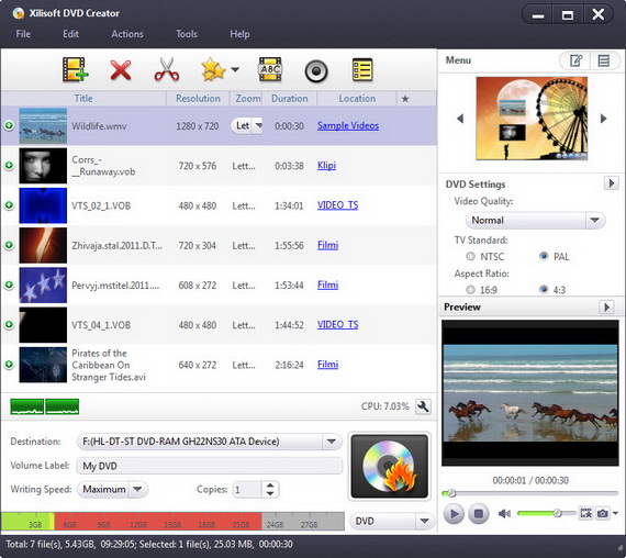 Xilisoft DVD Creator 7.1.2 Build 20121010