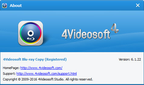 4Videosoft Blu-ray Copy 6.1.22