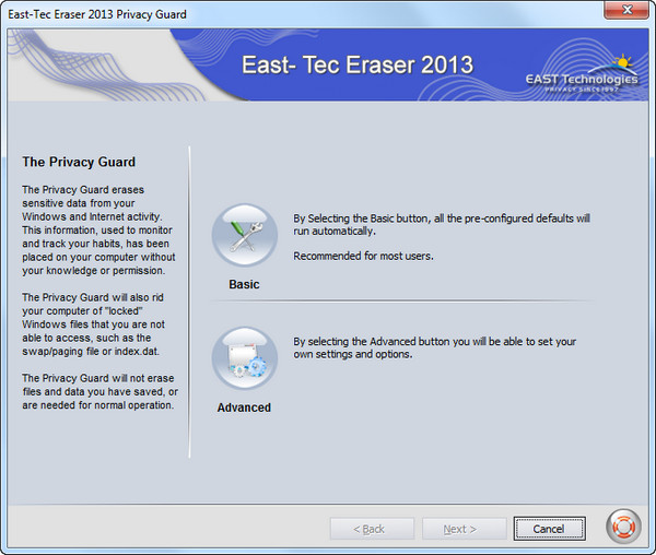 East-Tec Eraser 2013