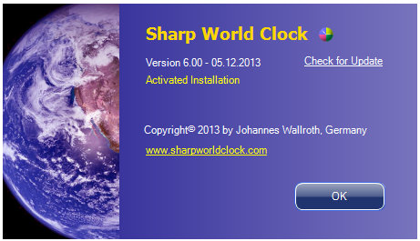 Sharp World Clock