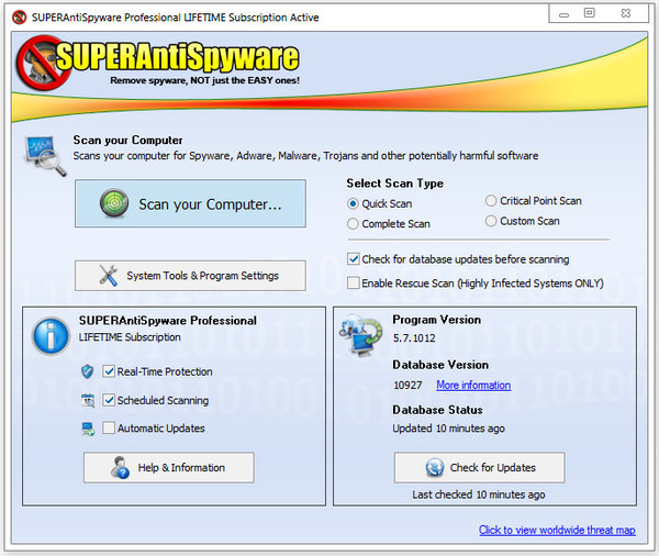 SUPERAntiSpyware Professional