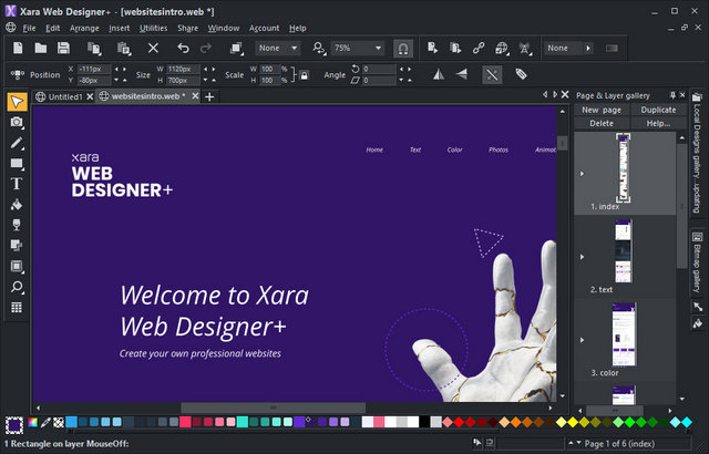 Xara Web Designer+