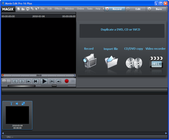 MAGIX Movie Edit Pro