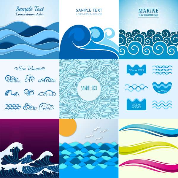 Waves vector set (Cwer.ws)