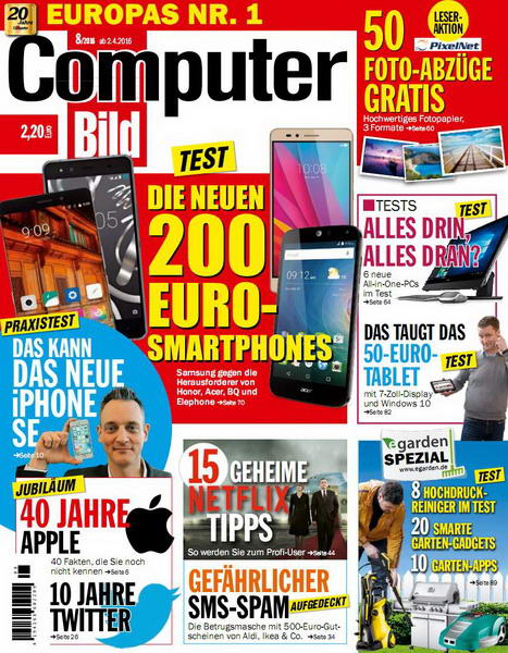 Computer Bild №8 (April 2016) Germany