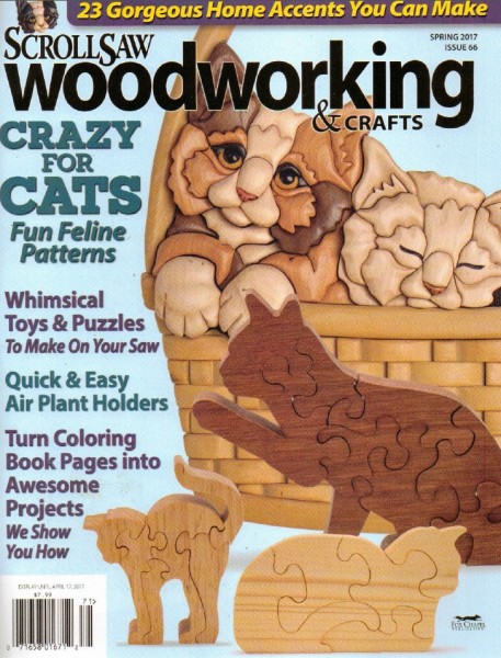 ScrollSaw Woodworking & Crafts №66 (Spring 2017)