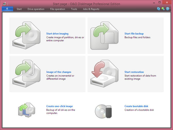 O&O DiskImage Professional Edition