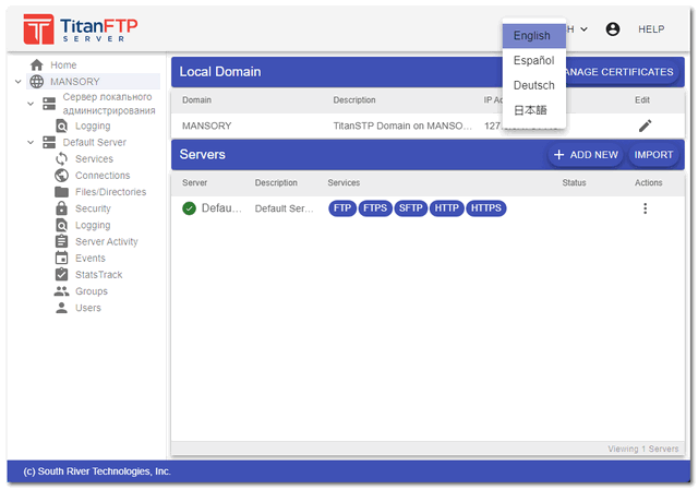 Titan SFTP Server