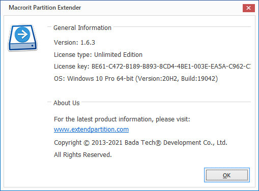 Macrorit Partition Extender 1.6.3