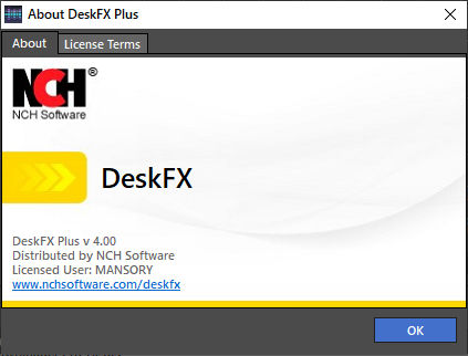 NCH DeskFX Audio Enhancer Plus 4.00