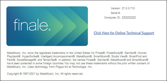 MakeMusic Finale 27.0.0.710