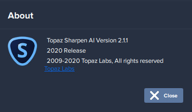 Topaz Sharpen AI 2.1.1