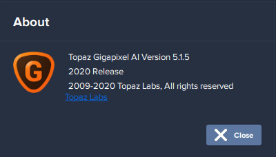 Topaz Gigapixel AI 5.1.5