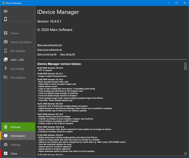 iDevice Manager Pro Edition 10.4.0.1