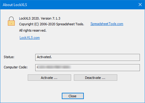LockXLS 2020 7.1.3