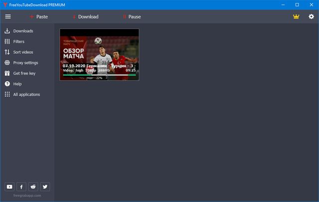 FreeGrabApp Free YouTube Download 5.0.9.724 Premium