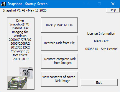 Drive SnapShot 1.48.0.18798 + Portable