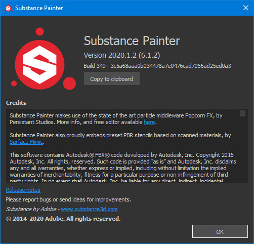 Allegorithmic Substance Painter 6.1.2.349