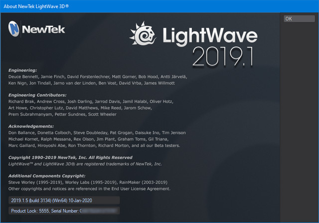 NewTek LightWave 3D 2019.1.5 Build 3134