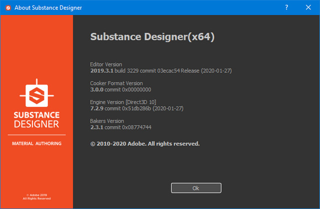 Allegorithmic Substance Designer 2019.3.1.3229