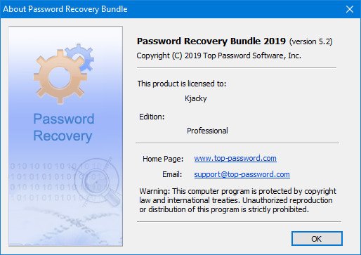 Password Recovery Bundle 2019 Enterprise / Professional 5.2