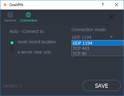 One VPN 3.00