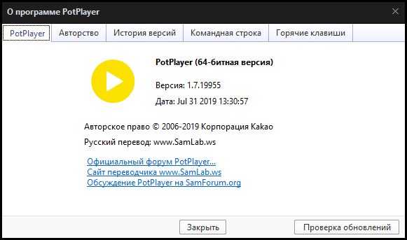 Daum PotPlayer 1.7.19955 Stable Portable