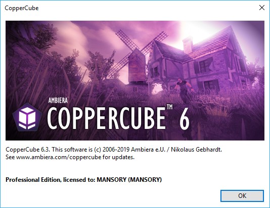 Ambiera CopperCube Professional 6.3