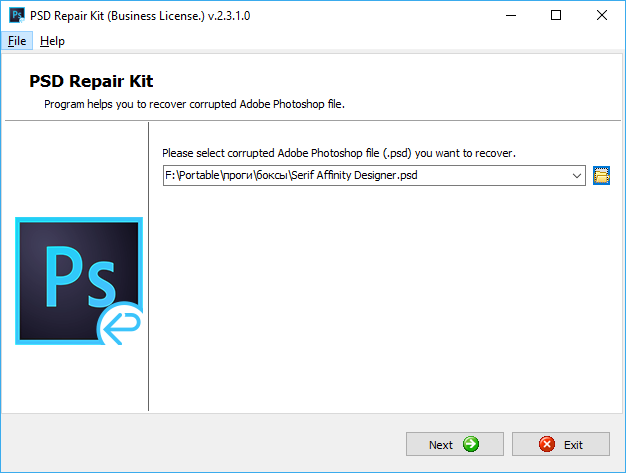 PSD Repair Kit 2.3.1.0 Business