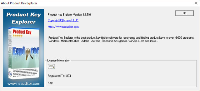 Nsasoft Product Key Explorer 4.1.5.0 + Portable