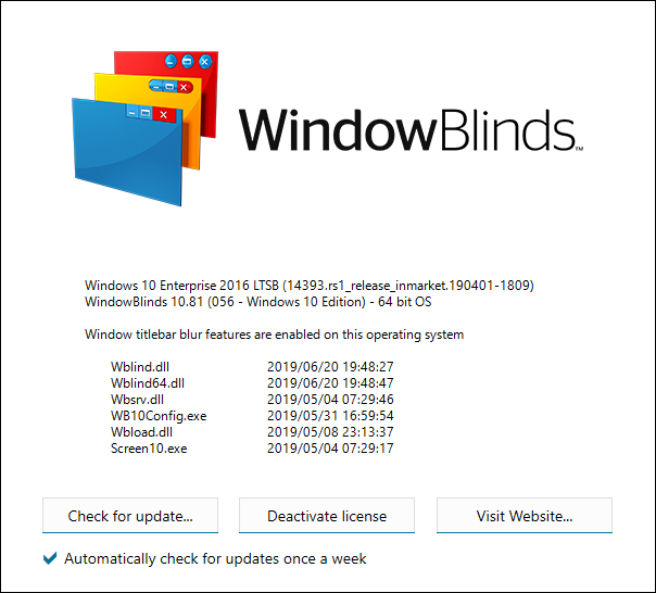 Stardock WindowBlinds 10.81