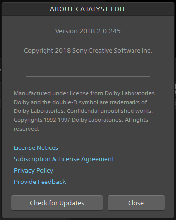 Sony Catalyst Production Suite 2018.2 + Portable