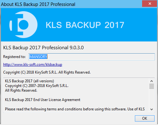 KLS Backup 2017 Professional 9.0.3.0