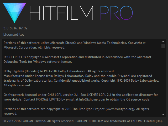 FXhome HitFilm Pro 2017 5.0.5916