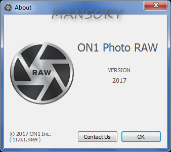 ON1 Photo RAW 2017 11.0.1.3469