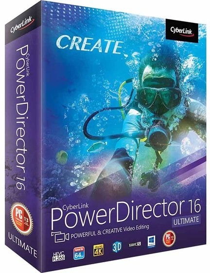 CyberLink PowerDirector Ultimate 16.0.2406.0 + Rus