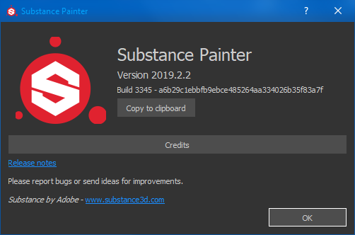 Allegorithmic Substance Painter 2019.2.2 Build 3345