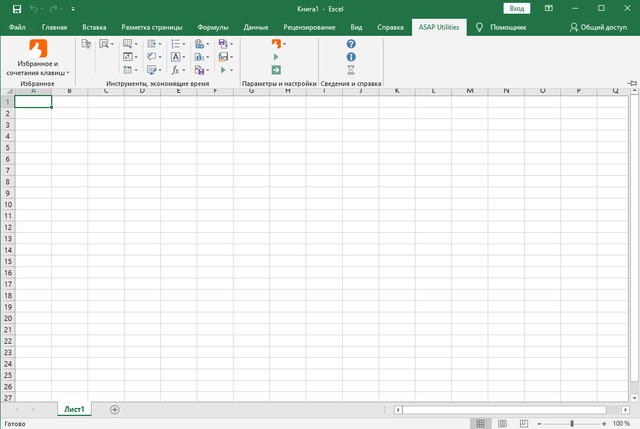 ASAP Utilities for Excel