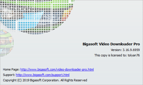 Bigasoft Video Downloader Pro