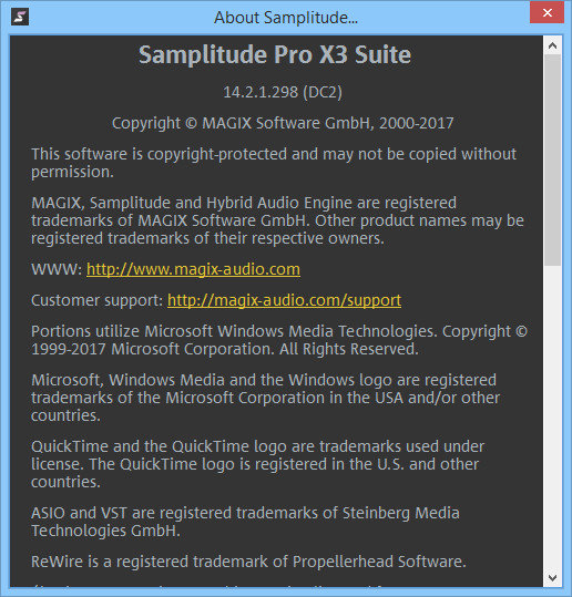 MAGIX Samplitude Pro X3 Suite 14.2.1.298