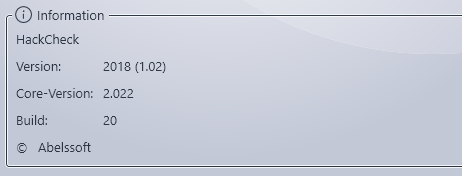Abelssoft HackCheck 2018 1.02.20