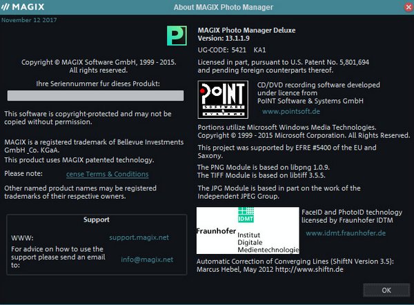 MAGIX Photo Manager 17 Deluxe 13.1.1.9