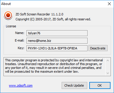 ZD Soft Screen Recorder 11.1.2