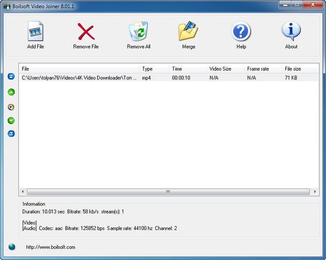 Boilsoft Video Joiner 8.01.1