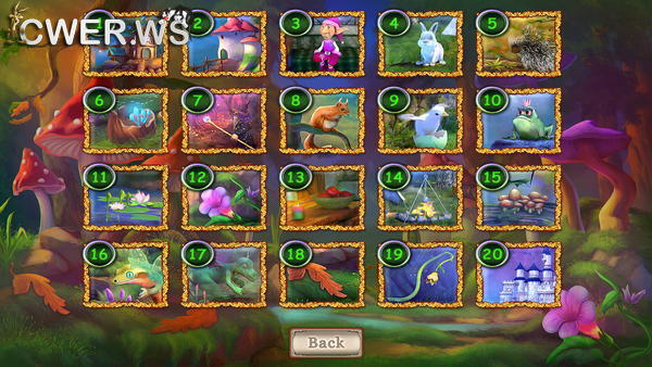 скриншот игры Fantasy Mosaics 52: Enchanted Woods