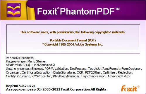 Foxit PhantomPDF